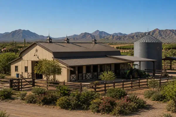 Lightning Rods on Agricultural Buildings
